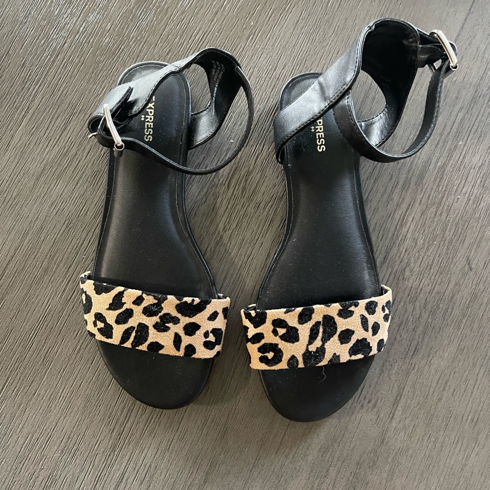 Express Cheetah Sandals